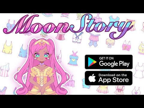 Moon Story dress up girl game Video