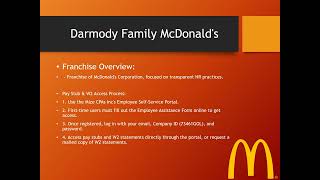 How to Access McDonalds Pay Stubs & W2s