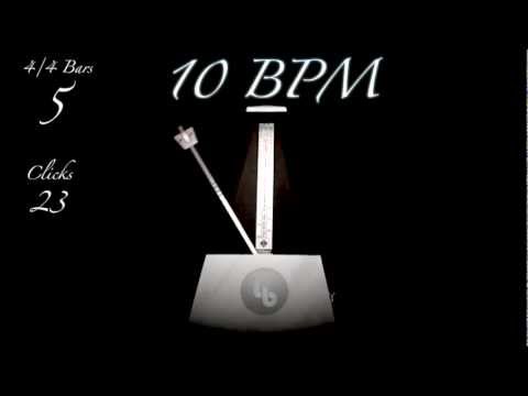 10 BPM Metronome