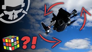 How to RUBIK&#39;S CUBE with DJI FPV Drone - First Flight to Freestyle