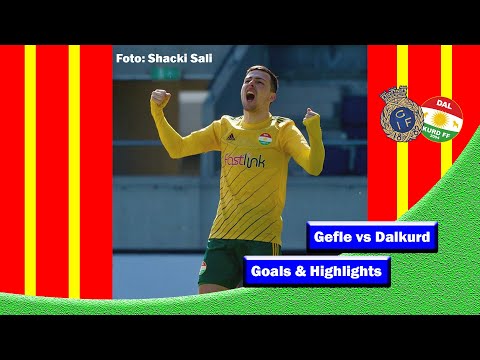 Gefle 1-2 Dalkurd | Goals & Highlights | 2021-17-April