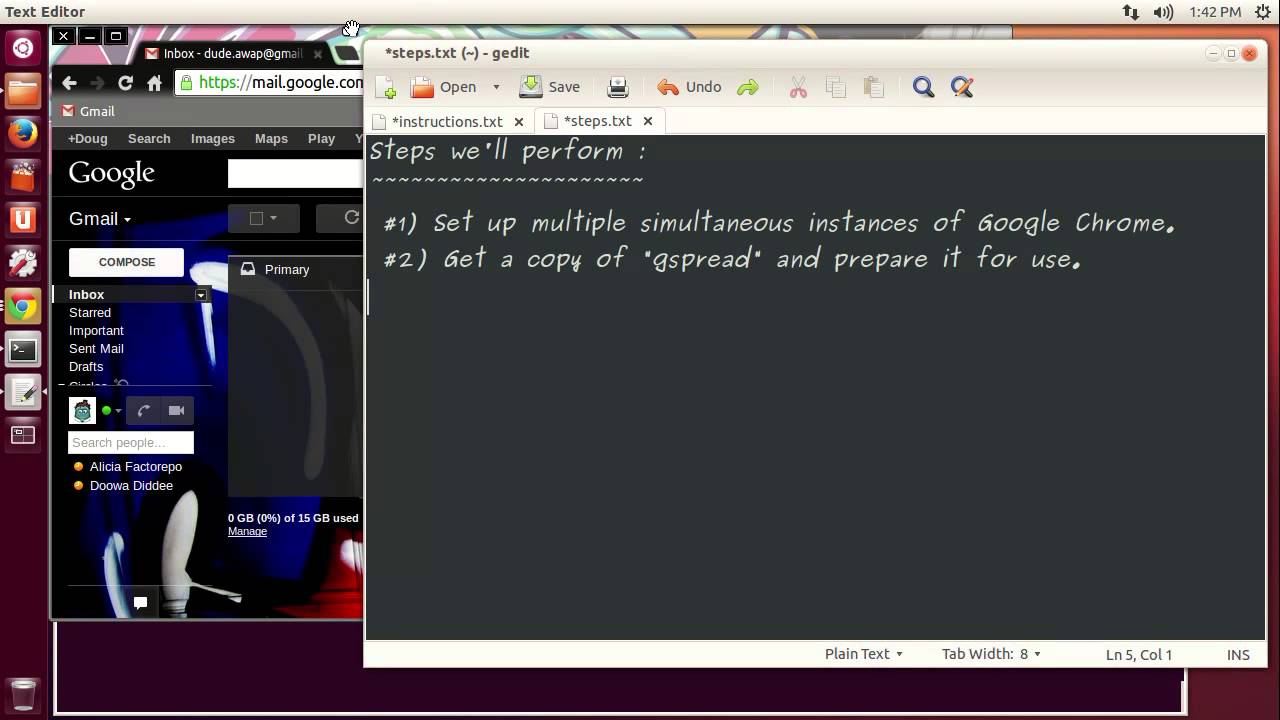 GSpread OAuth2 Demo -  Part 1