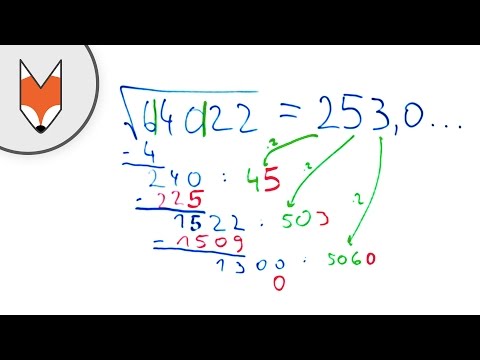 Schriftliches Wurzelziehen