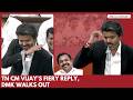 TN CM Vijay S Kutty Story Sparks Assembly Storm DMK Stages Walkout Full Speech