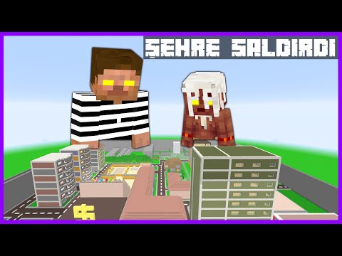 AREF VE HÜSAMETTİN ŞEHRİ ELE GEÇİRDİ FİLMİ! 😱 - Minecraft ZENGİN FAKİR HAYATI