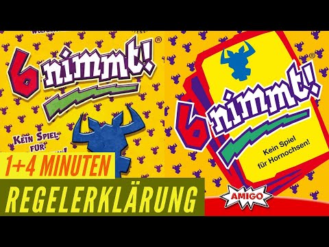 6 Nimmt Regeln Anleitung Erklärung Kartenspiel Klassiker Amigo