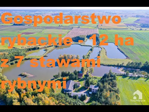 Piękna posiadłość z 7 stawami rybnymi, gospodarstwo rybackie