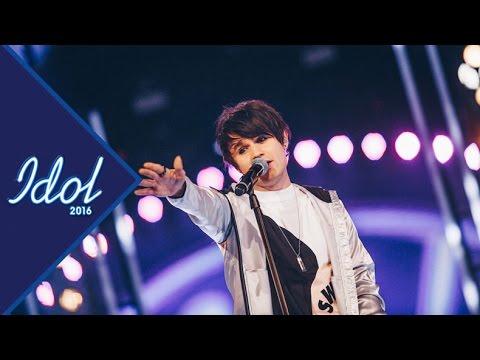Charlie Grönvall framför It will rain i Idol 2016 - Idol Sverige (TV4)