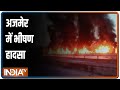 Rajasthan: 4 killed as Petrol Tanker caught fire after collision in Ajmer