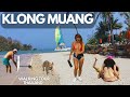️ Rundgang Durch Den Klong Muang Strand Thailand 60fps Kein Gespräch