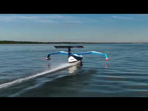 World's First Electric Flying Boat Concept Completes First Flight