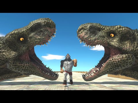 Run Away from Hungry Heads - Animal Revolt Battle Simulator