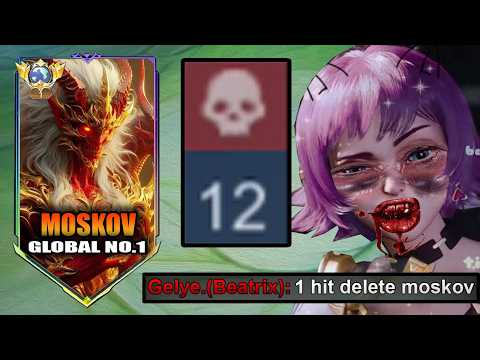 WHEN ARROGANCE GONE WRONG! MOSKOV MANIAC GAMEPLAY IN MYTHICAL IMMORTAL TIER!!! BEST BUILD TO RANK!!!
