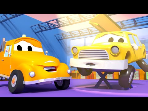 Tegljač za djecu -   Taksi  - Auto Grad ! Crtići sa kamionima