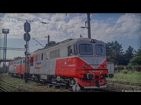 DA 1194 & EA 851, ale companiei CFR Marfa, executând manevra în gara Bacău (23.08.2023)