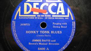 HONKY TONK BLUES by Jimmie Davis