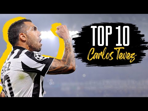 Top 10 BEST Carlos Tevez Goals with Juventus 🔥⚽️