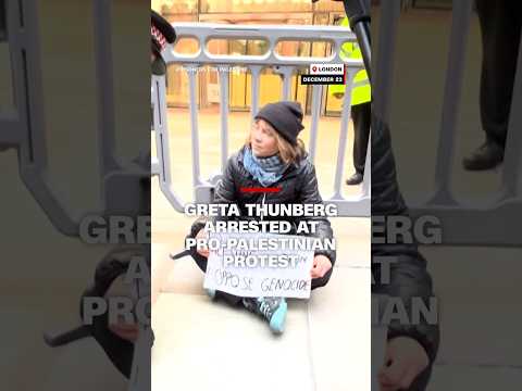 Greta Thunberg arrested at pro-Palestinian protest