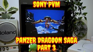 Panzer Dragoon Saga on Sega Saturn Part 3 - Played on a Sony PVM grab a drink and play along!