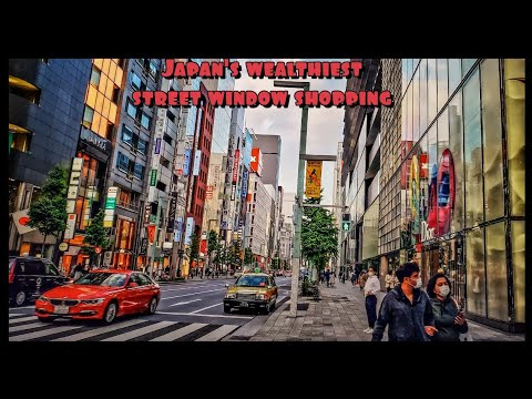 Tokyo's Most Famous Upmarket Shopping WINDOW SHOPING 【4K】