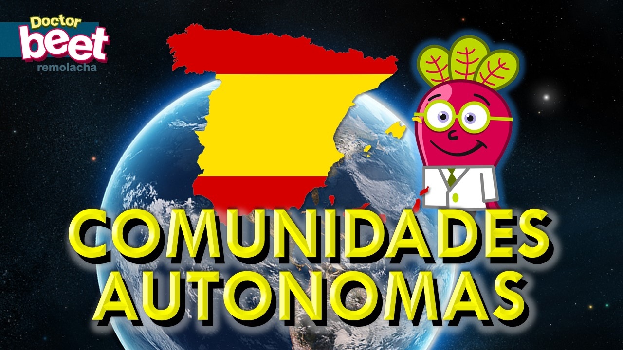 🇪🇸 COMUNIDADES AUTONOMAS ESPAÑA Mapa Banderas