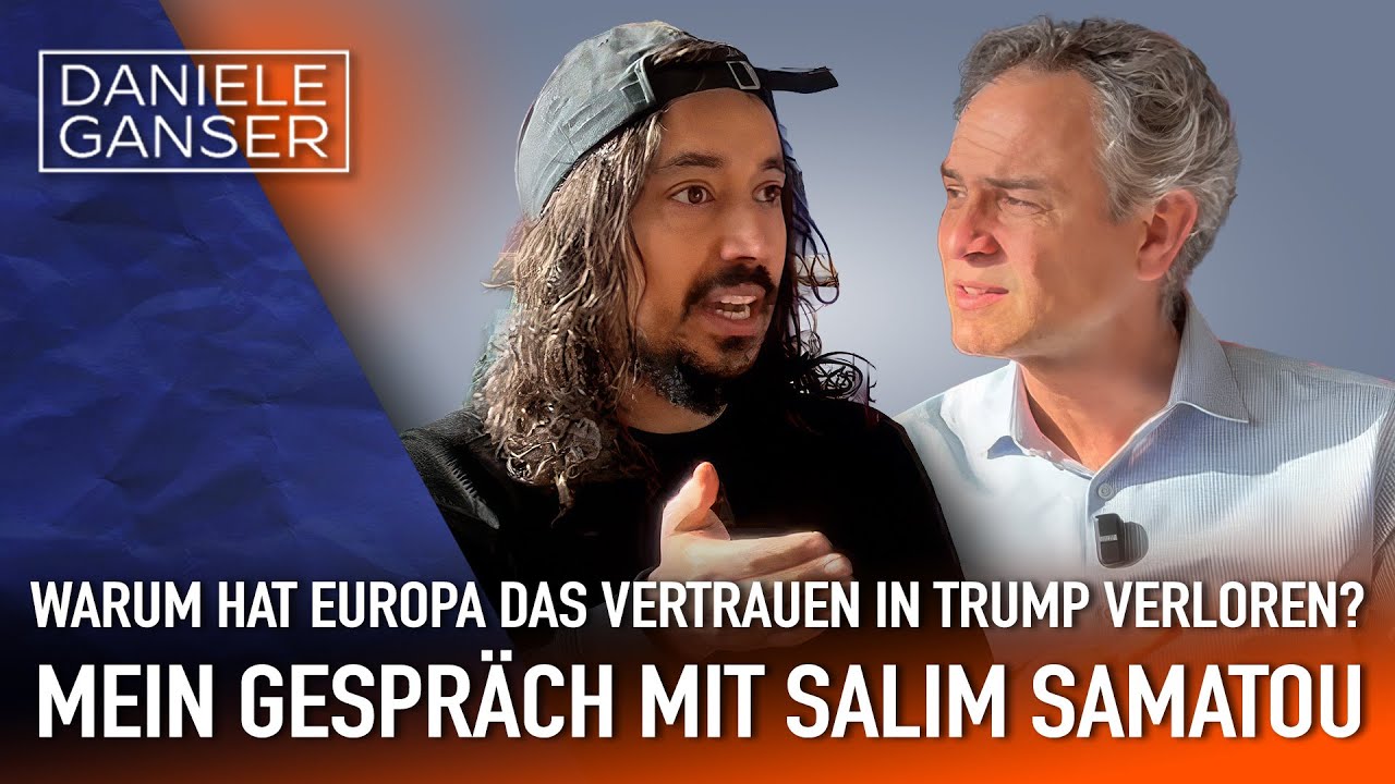 Dr. Daniele Ganser: Warum hat Europa das Vertrauen in Trump verloren?  (Salim Samatou, Febr. 2026)