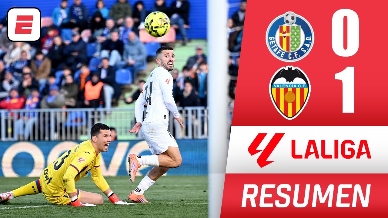 Valencia sumó tres puntos de oro al superar 1-0 al Getafe para seguir fuera del descenso | La Liga