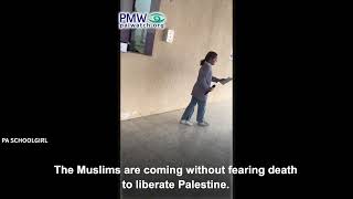 PA schoolgirl excited about expelling Jews
