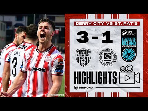 Bounced Back! - Derry City 3-1 St. Patrick's Ath. - LOI Highlights - 22/04/2024