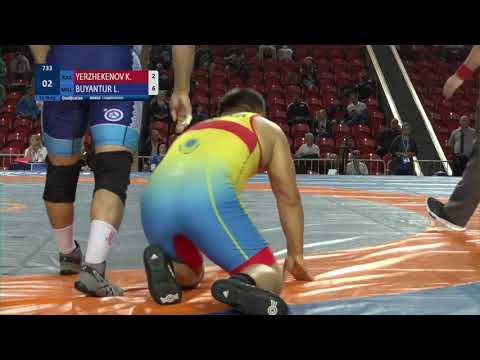 Qual. FS - 78 kg: K. YERZHEKENOV (KAZ) v. L. BUYANTUR (MGL)
