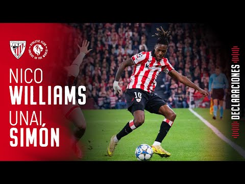 Imagen de portada del video 🎙 Nico Williams & Unai Simón | post Athletic Club 0-0 PSG | MD6 Champions League