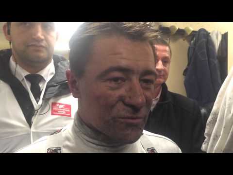 Franck Nivard vainqueur du Prix d'Amérique 2016 (Bold Eagle)