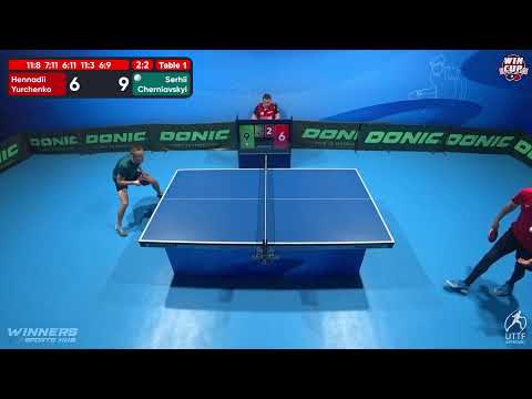 21:00 Hennadii Yurchenko 2 - 3 Serhii Cherniavskyi West 5 WIN CUP 30.11.2022 | TABLE TENNIS WINCUP