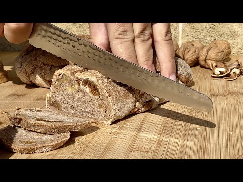 RYE BREAD with WALNUT and DRIED FIGS ๐ฅ How to make RYE BREAD at home ๐คช Spectacular Homemade Bread