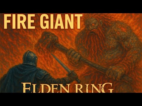 ELDEN RING - Fire Giant Fight / Mage / How to kill / How to fight