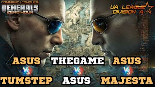 🔥 БИТВА ЗА ЛІДЕРСТВО В UA LEAGUE | Majesta vs TumStep | C&C Generals Zero Hour (Div A #2)
