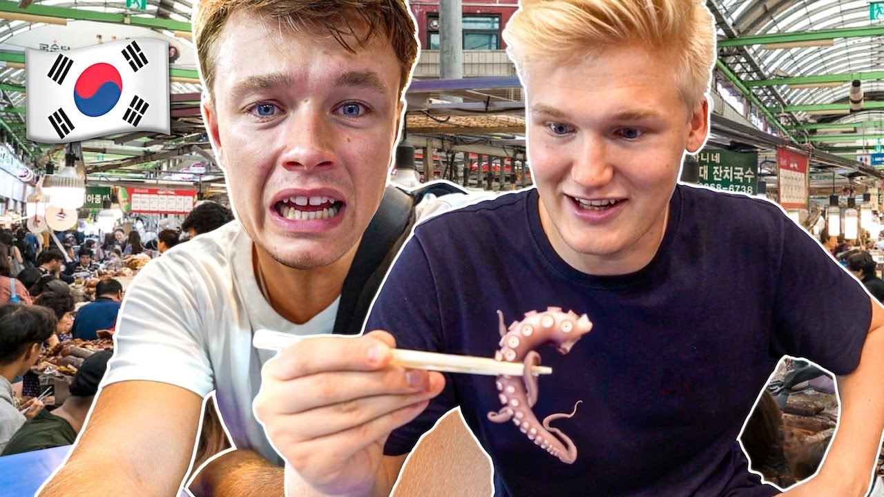 Spiser mærkelig mad i Sydkorea...