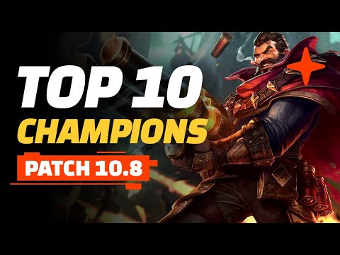 Top 10 Champions - Teamfight Tactics Patch 10.8