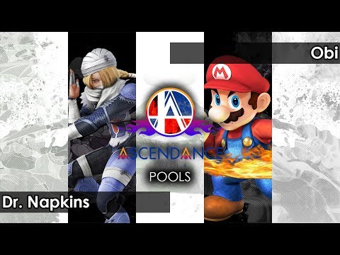 Smash 4: Dr. Napkins (Sheik) V Obi (Mario) - Ascendance 82 Tournament SSB4