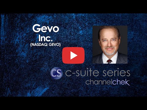 Gevo Inc. (GEVO) C-Suite Interview with CEO Patrick Gruber