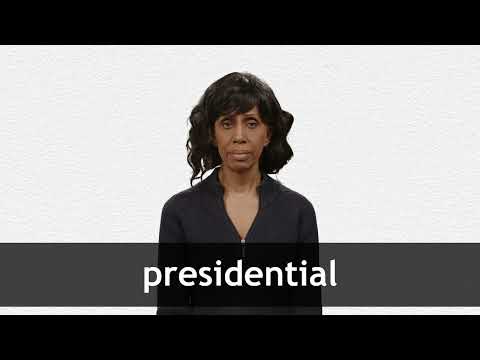 How to pronounce PRESIDENTIAL in American English
