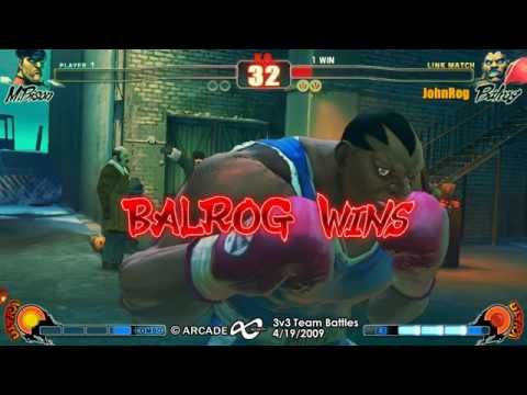 Arcade Infinity SF4 3-on-3 Teams - R1 Team We Don't Play Tekken vs Team Torque