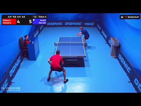 11:10 Maksym Deineha - Andrii Rehush 04.09.2023 TT Euro.Cup  Ukraine Master. TABLE 4