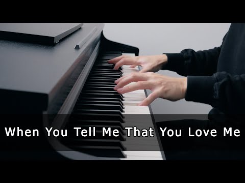 When You Tell Me That You Love Me - Diana Ross piano tutorial