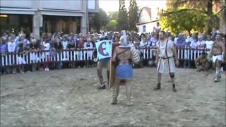 preview picture of video 'Gladiatori ArsDimicandi 2012 - Festa dell'uva di Riolo Terme - Thraex vs Myrmillo'