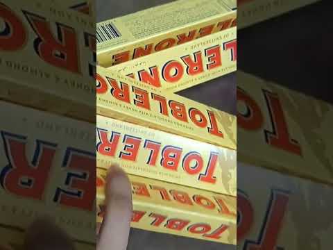 🏔Toblerone chocolate unboxing😋big pack🩷#chocolate #toblerone #unboxing