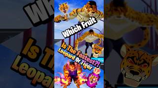 Slowest to FASTEST Leopard & Tiger Before & After Rework Race (Old Vs New) Blox Fruits