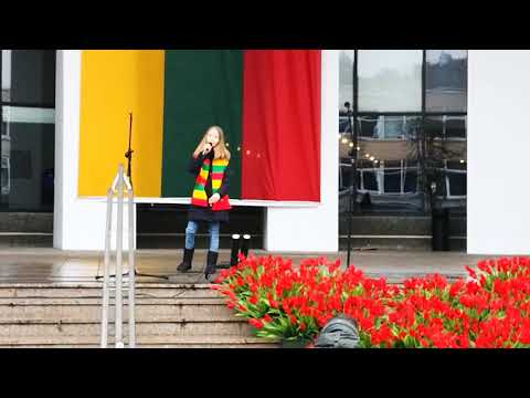 "Nupiešiu Lietuvą" Amelija Kumetytė/Kovo 11 d. minėjime