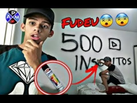 PICHEI A PAREDE DO QUARTO DE MINHA VÓ E OLHA NO QUE DEU / ESPECIAL DE 500 INSCRITOS