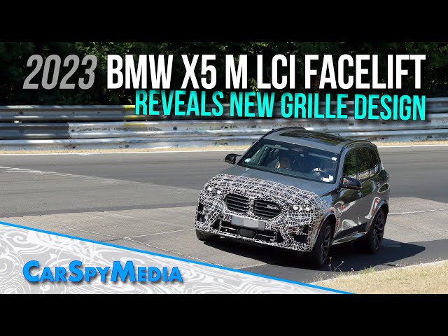 2023 BMW X5 M spy shots and video: Mid-cycle update in the works